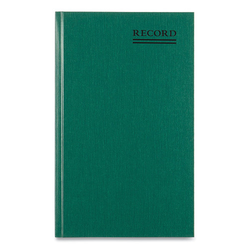 Emerald Series Account Book, Green Cover, 12.25 x 7.25 Sheets, 300 Sheets/Book [SKU: RED56131]