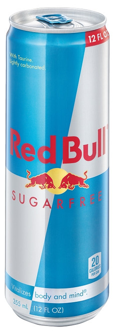 Red Bull 611269716467 Sugar Free Energy Drink, 12 oz Can [SKU: ORG7410392]