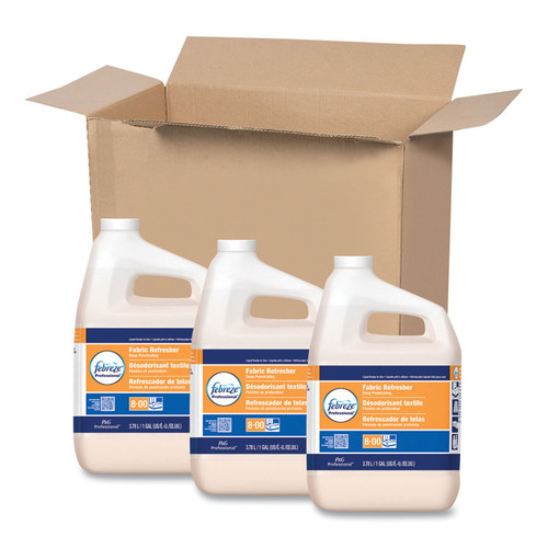 Professional Deep Penetrating Fabric Refresher, Fresh Clean, 1 gal Bottle, 3/Carton [SKU: PGC33032CT]