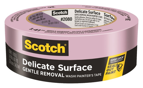 ScotchBlue 2080EL-36EC-G Painter's Tape, 60 yd L, 1.41 in W, Paper Backing, Blue [SKU: ORG8372609]