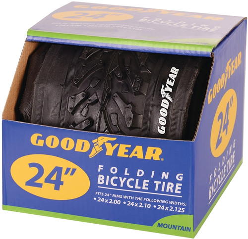 KENT 91057 Mountain Bike Tire, Folding, Black, For: 24 x 2 to 2.10 to 2-1/8 in Rim [SKU: ORG9954462]