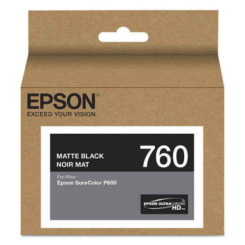 T760820 (760) UltraChrome HD Ink, Matte Black [SKU: EPST760820]