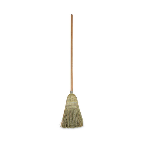 100% Corn Brooms, 60" Overall Length, Natural, 6/Carton [SKU: BWKBR10001]