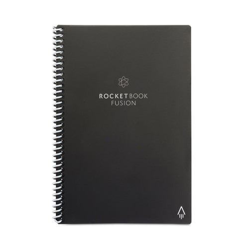 Fusion Smart Notebook, Seven Assorted Page Formats, Black Cover, 8.8 x 6, 21 Sheets [SKU: RKBEVRFERCAFR]