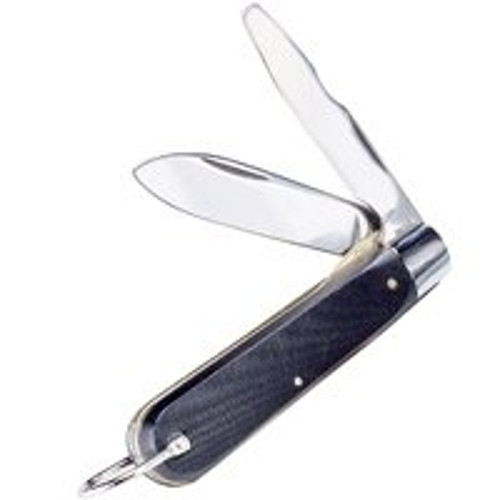 GB KF-200 Electricians Knife, Carbon Steel Blade, Black Handle [SKU: ORG6748701]