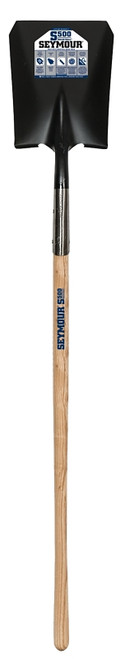 SEYMOUR 49345 Square Point Shovel, 9-1/2 in W Blade, 14 ga Gauge, Steel Blade, American Ashwood Handle, D-Shaped Handle [SKU: ORG4708335]