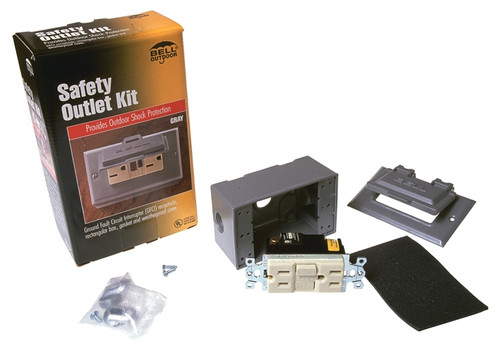 HUBBELL 5874-5S Cover Kit, 3-9/64 in L, 7 in W, Gray, Powder-Coated [SKU: ORG7127988]