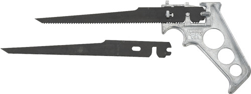 STANLEY 4-Way Series 15-275 Keyhole Saw, 7 in L Blade, 9 and 24 TPI, Steel Blade, Pistol-Grip Handle [SKU: ORG6507206]