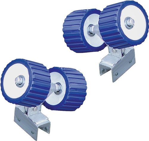 Multinautic 34111 Double Roller Wheel Kit, 8 in, Galvanized Steel, For: 2000 lb Capacity Boat Ramps [SKU: ORG4715686]