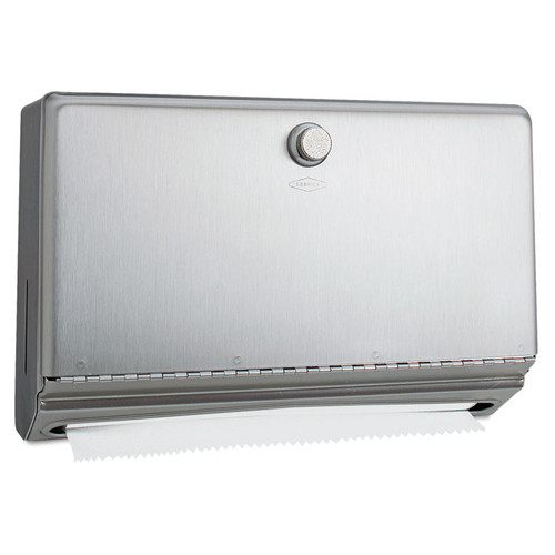 Surface-Mounted Paper Towel Dispenser, 10.75 x 4 x 7.13, Stainless Steel [SKU: BOB2621]