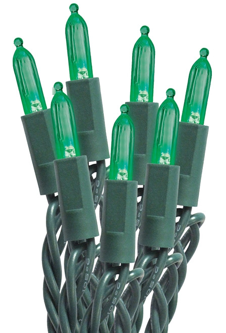 Sylvania Mini String Lights, LED, Green, 50 Ct [SKU: ORG4271185]