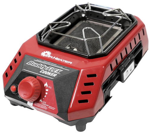 Mr. Heater Buddy FLEX Series F600500 Cooker Stove, Steel, Red [SKU: ORG3313152]