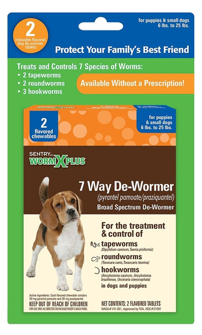 SENTRY 3930 Dewormer, Tablet, 2 Count [SKU: ORG4662953]
