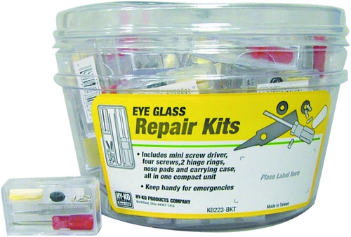 HY-KO KB223-BKT Eyeglass Repair Kit, Plastic [SKU: ORG1648955]