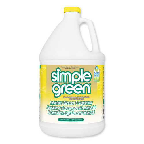 Industrial Cleaner and Degreaser, Concentrated, Lemon, 1 gal Bottle, 6/Carton [SKU: SMP14010]
