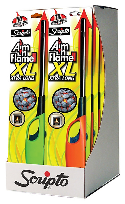 Scripto Aim 'n Flame HC12LCR Utility Lighter [SKU: ORG0342378]
