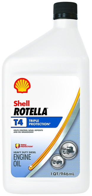 Shell Rotella 550049483 Motor Oil, 15W-40, 1 qt Bottle [SKU: ORG9224163]