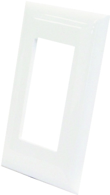 US Hardware E-122C Wallplate, Plastic, White [SKU: ORG6441794]