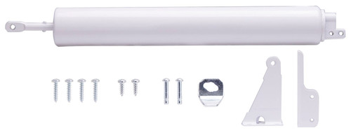 ProSource 16027-UW-PS Door Closer, 1-1/2 in Diameter Tube Dia Rod, 16-1/2 in L, Aluminum Tube, White, 90 deg Opening [SKU: ORG0760090]