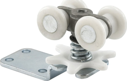 Prime-Line N 6724 Door Roller, 23/32 in Dia Roller, Steel, 4-Roller, 100 lb, Top Mounting [SKU: ORG2261980]