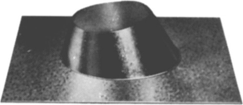 AmeriVent 8FFU Round Flashing, Galvanized Steel [SKU: ORG6846224]