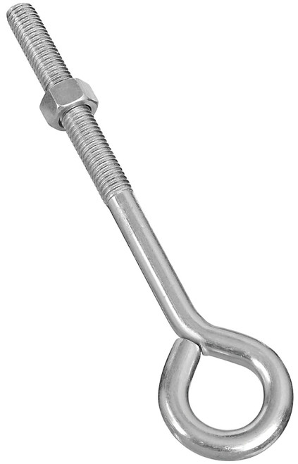 National Hardware N221-325 Eye Bolt, 1/2-13 Thread, 3-3/4 in L Thread, 1 in ID Dia Eye, 6.14 in L Shank, Steel, Zinc [SKU: ORG6790075]