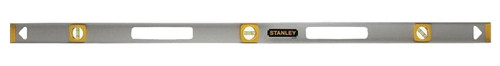 STANLEY 42-076 I-Beam Level, 48 in L, 3-Vial, 1-Hang Hole, Non-Magnetic, Aluminum, Silver [SKU: ORG7010747]
