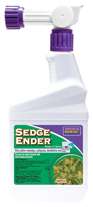 SedgeEnder 070 Grass and Weed Killer, Liquid, Yellow, 1 pt Package [SKU: ORG9835679]