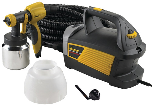 Wagner 0518080 HVLP Paint Sprayer, 120 VAC, 5 A, 1.5 qt Tank, 0.051 in Nozzle, 10 in Pattern, 20 ft L Hose [SKU: ORG3602794]