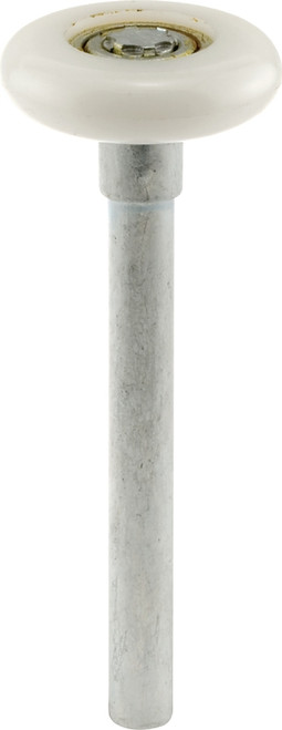 Prime-Line GD 52140 Door Roller, 1-7/8 in Dia Roller, 1/2 in W Roller, Steel, White [SKU: ORG5968581]