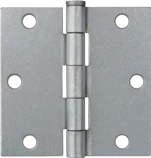 ProSource LR-045-PS Utility Hinge, Steel, Galvanized, Removable Pin, 180 deg Range of Motion, Full Mortise Mounting [SKU: ORG2912913]