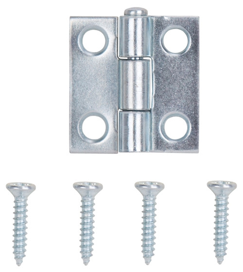 ProSource LR-052-PS Utility Hinge, Steel, Zinc, Removable Pin, 180 deg Range of Motion, Full Mortise Mounting [SKU: ORG2919132]