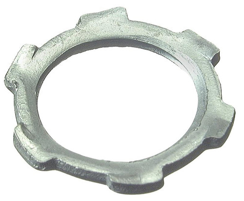 Halex 96194 Conduit Locknut, 1-1/4 in, Steel, Zinc [SKU: ORG4024915]