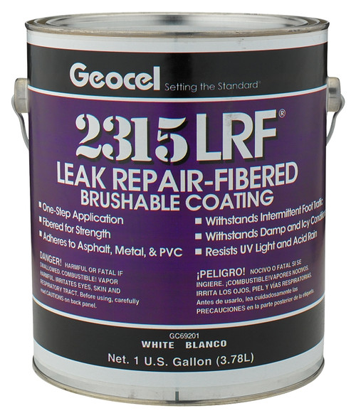Geocel 25300 Brushable Coating, Clear, 1 gal Can, Liquid [SKU: ORG3099108]