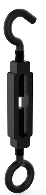 National Hardware N820-115 Turnbuckle, 215 lb Working Load, 3/8 in Thread, Hook, Eye, 10-1/2 in Take-Up, Steel [SKU: ORG7454598]