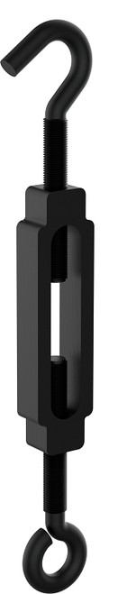 National Hardware N820-119 Turnbuckle, 65 lb Working Load, 3/16 in Thread, Hook, Eye, 5-1/2 in Take-Up, Steel [SKU: ORG7454655]