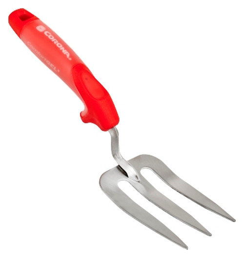 CORONA CT 3374 Premium Garden Fork, Straight Tine, Stainless Steel Tine, ComfortGEL Grip Handle [SKU: ORG2585586]
