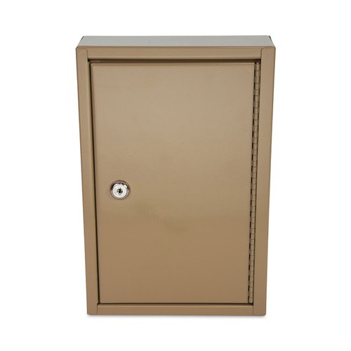 Key Lockable Key Cabinet, 30-Key, Metal, Sand, 8 x 2.63 x 12.13 [SKU: CNK500130]