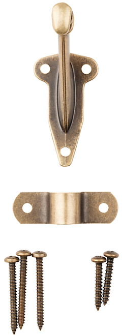 National Hardware N830-130 Handrail Bracket, Zinc, Antique Brass [SKU: ORG6791354]