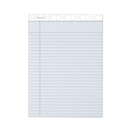 Prism + Colored Writing Pads, Wide/Legal Rule, 50 Pastel Gray 8.5 x 11.75 Sheets, 12/Pack [SKU: TOP63160]
