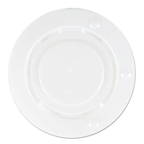 Deerfield Cold Cup Lids, Fits 12 oz to 20 oz Cups, Clear, Plastic, 50/Pack, 20 Packs/Carton [SKU: BWKDEERCLIDW]