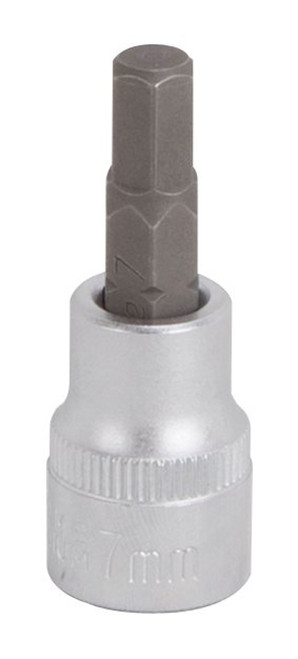 Vulcan Hex Bit Socket, Chrome, 7 mm, 3/8 in Drive, 1-7/8 in OAL [SKU: ORG1181957]