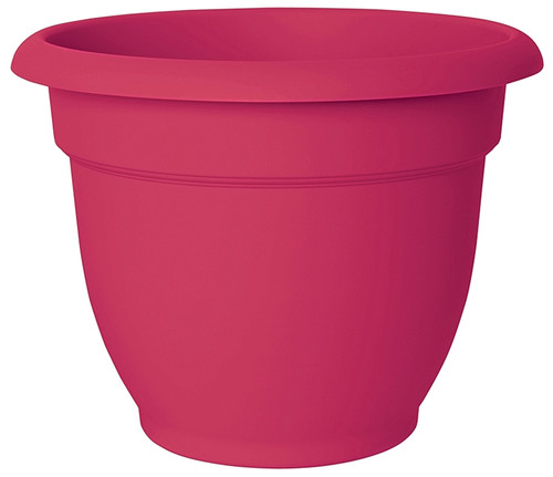 Bloem Self-Watering Planter, 1 gal Capacity, 8 in Dia 8-3/4 in Top x 5 in Base W x 8.8 in H, Resin [SKU: ORG4692711]
