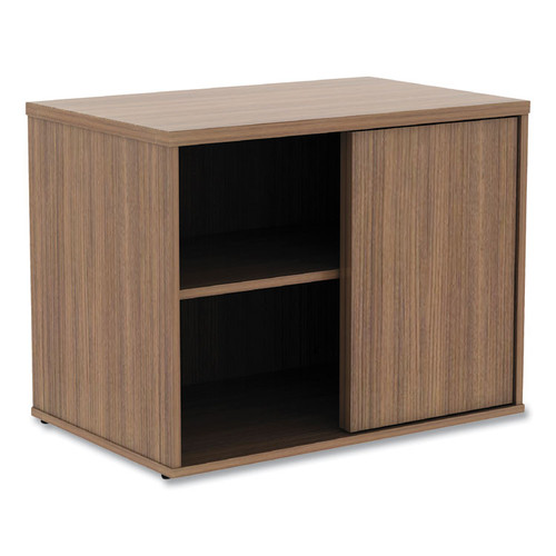 Alera Open Office Low Storage Cabinet Credenza, 29.5 x 19.13 x 22.78, Walnut [SKU: ALELS593020WA]
