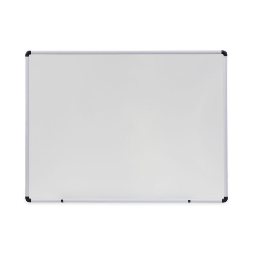 Dry Erase Board, Melamine, 48 x 36, White, Black/Gray Aluminum/Plastic Frame [SKU: UNV43724]