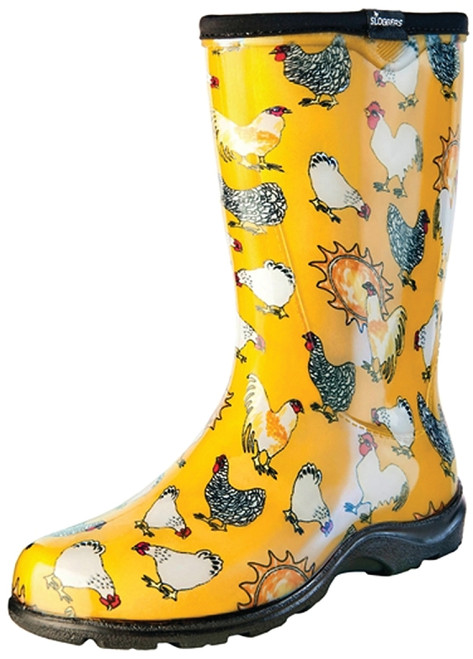Sloggers 5016CDY-07 Rain and Garden Boots, 7 in, Chicken, Daffodil Yellow [SKU: ORG4273090]