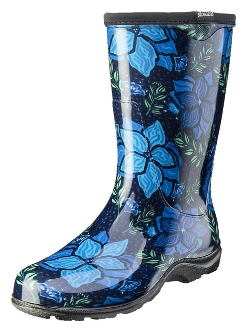 Sloggers 5018SSBL-07 Rain Boots, 7, Spring Surprise, Blue [SKU: ORG4273546]