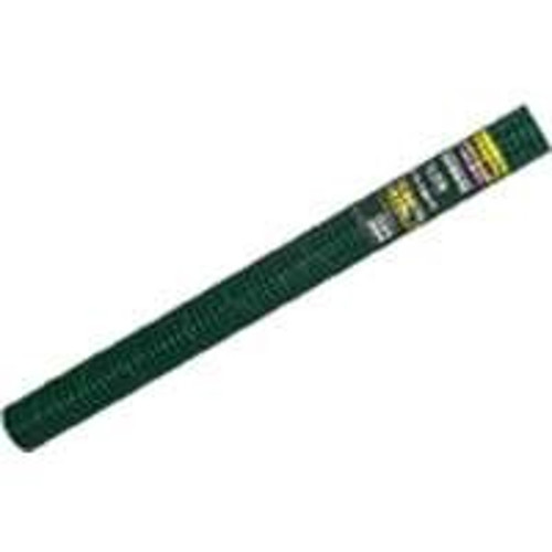 Jackson Wire 11031325 Hardware Cloth, 5 ft L, 36 in W, 19 ga Gauge, 1/2 in Mesh, Vinyl-Coated, Green [SKU: ORG1821545]