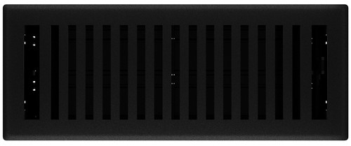 Imperial RG3440 Floor Register, Polystyrene, Black Iron [SKU: ORG7860794]