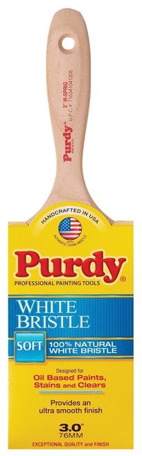 BRUSH SASH TRIM WHT CHINA 3IN [SKU: ORG6988638]